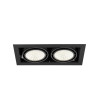 Encastré de plafond KADUX double 4000 K DALI 2 Touch 30° noir - SLV - 1008574