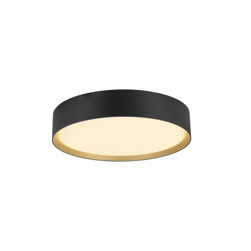 Plafonnier DECONA 30 rond 2700/3000 K 18W PHASE noir/or - SLV - 1008580