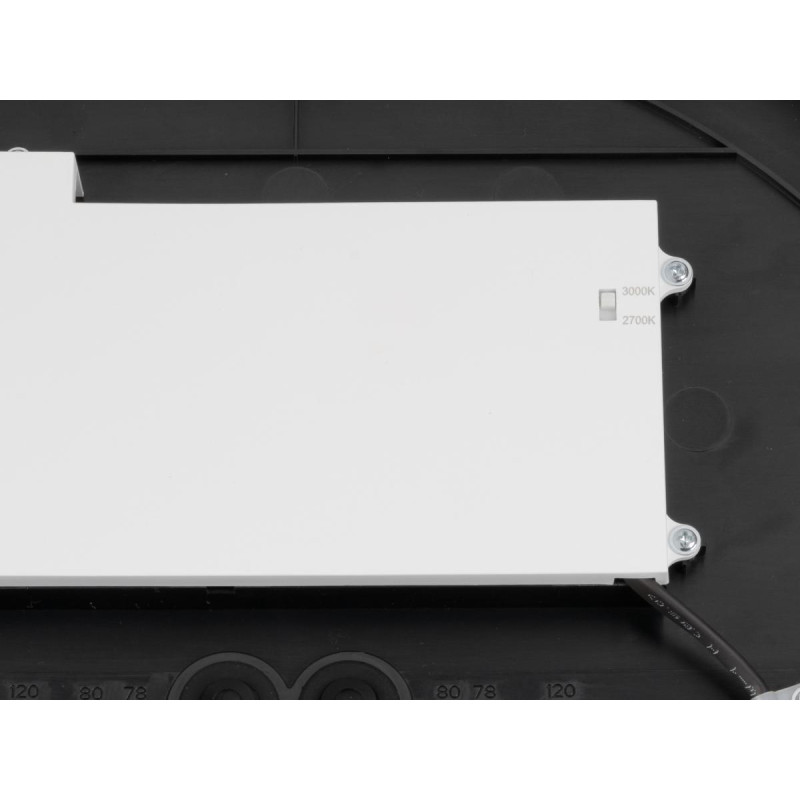 Plafonnier DECONA 42 rond 2700/3000 K 23W PHASE noir - SLV - 1008582