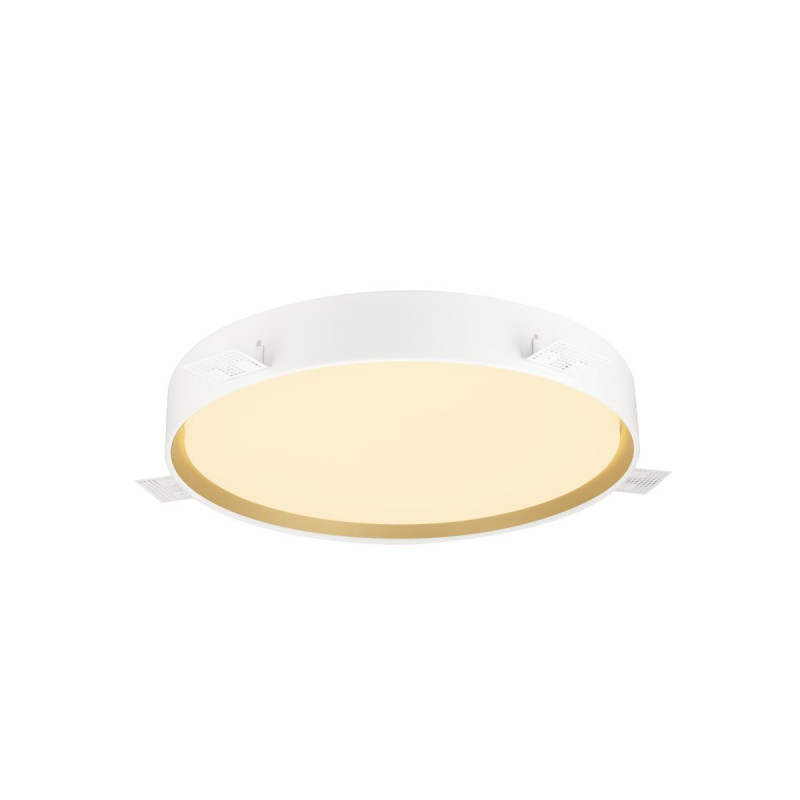 Plafonnier DECONA 42 rond 2700/3000 K 23W PHASE blanc/or - SLV - 1008583