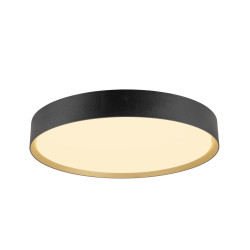 Plafonnier DECONA 42 rond 2700/3000 K 23W PHASE noir/or - SLV - 1008584