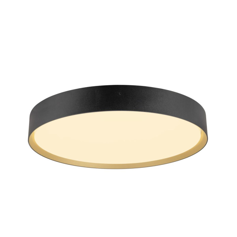 Plafonnier DECONA 42 rond 2700/3000 K 23W PHASE noir/or - SLV - 1008584