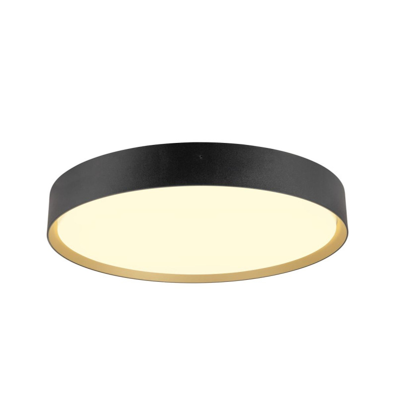 Plafonnier DECONA 42 rond 2700/3000 K 23W PHASE noir/or - SLV - 1008584