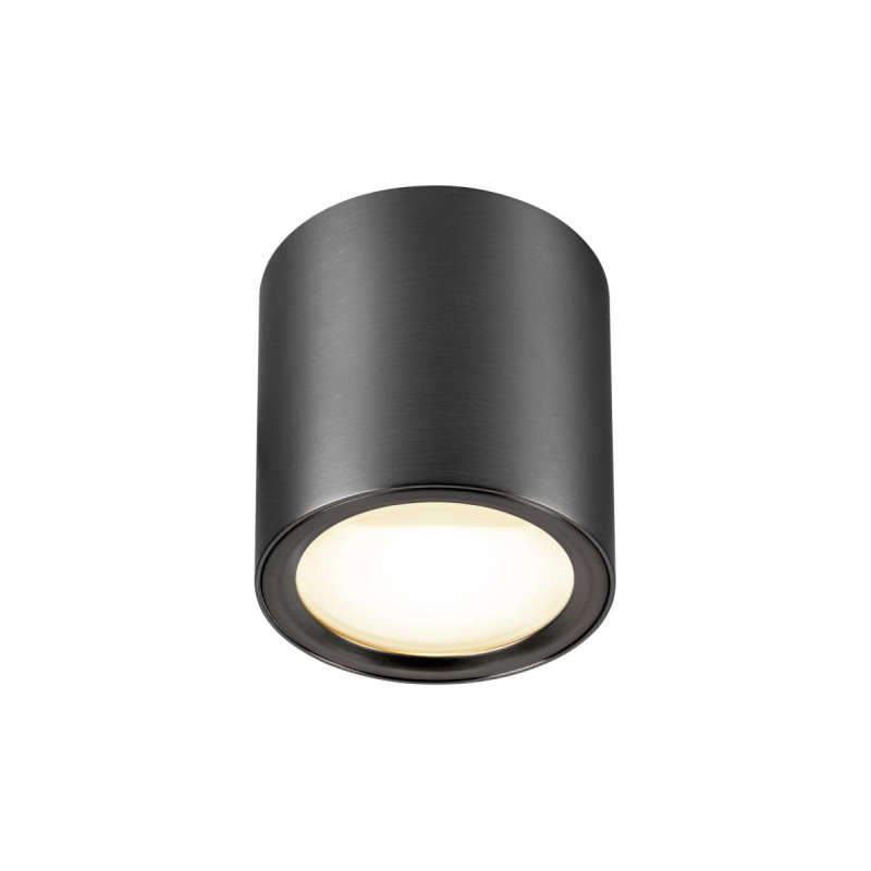 Plafonnier OCULUS rond 2000-3000K 11W dim toWarm PHASE 100° bronze foncé - SLV - 1008618