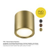 Plafonnier OCULUS rond 2000-3000K 11W dim toWarm PHASE 100° laiton - SLV - 1008619