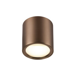 Plafonnier OCULUS rond 2000-3000K 11W dim toWarm PHASE 100° cuivre foncé - SLV - 1008620