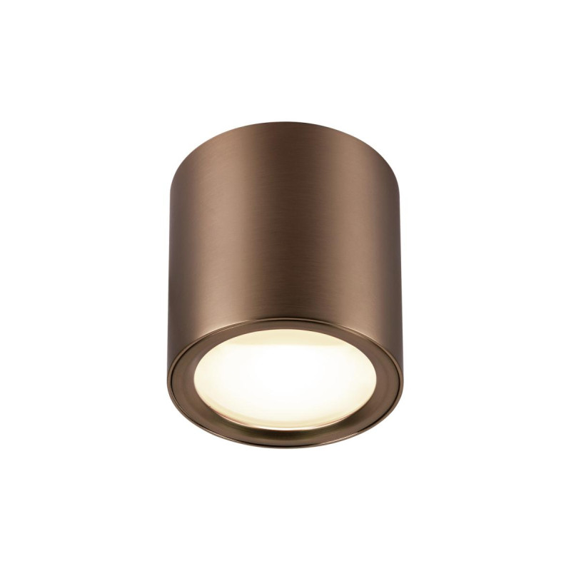 Plafonnier OCULUS rond 2000-3000K 11W dim toWarm PHASE 100° cuivre foncé - SLV - 1008620