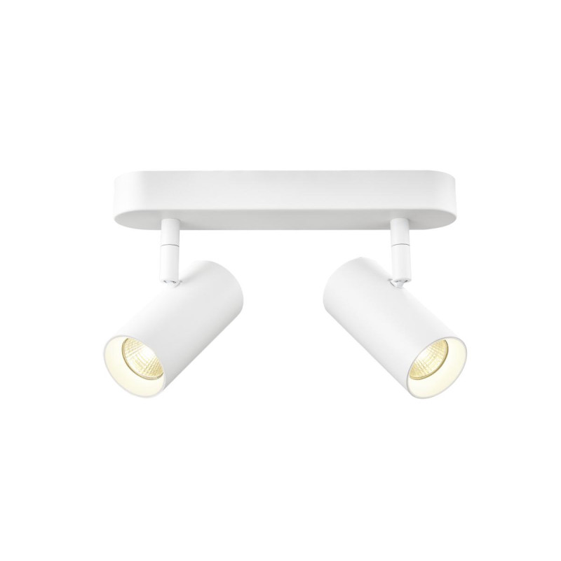 Applique et plafonnier NOBLO® double rond 2000-3000K 15W PHASE 36° blanc - SLV - 1008704