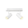 Applique et plafonnier NOBLO® double rond 2000-3000K 15W PHASE 36° blanc - SLV - 1008704
