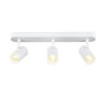 Applique et plafonnier NOBLO® triple rond 2000-3000K 22W PHASE 36° blanc - SLV - 1008705