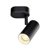 Applique et plafonnier NOBLO® simple rond 2000-3000 K 8W PHASE 36° noir - SLV - 1008706