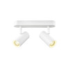 Applique et plafonnier NOBLO® double rond 3000 K 12W PHASE 32° blanc - SLV - 1008710