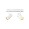 Applique et plafonnier NOBLO® double rond 2700 K 12W PHASE 32° blanc - SLV - 1008716