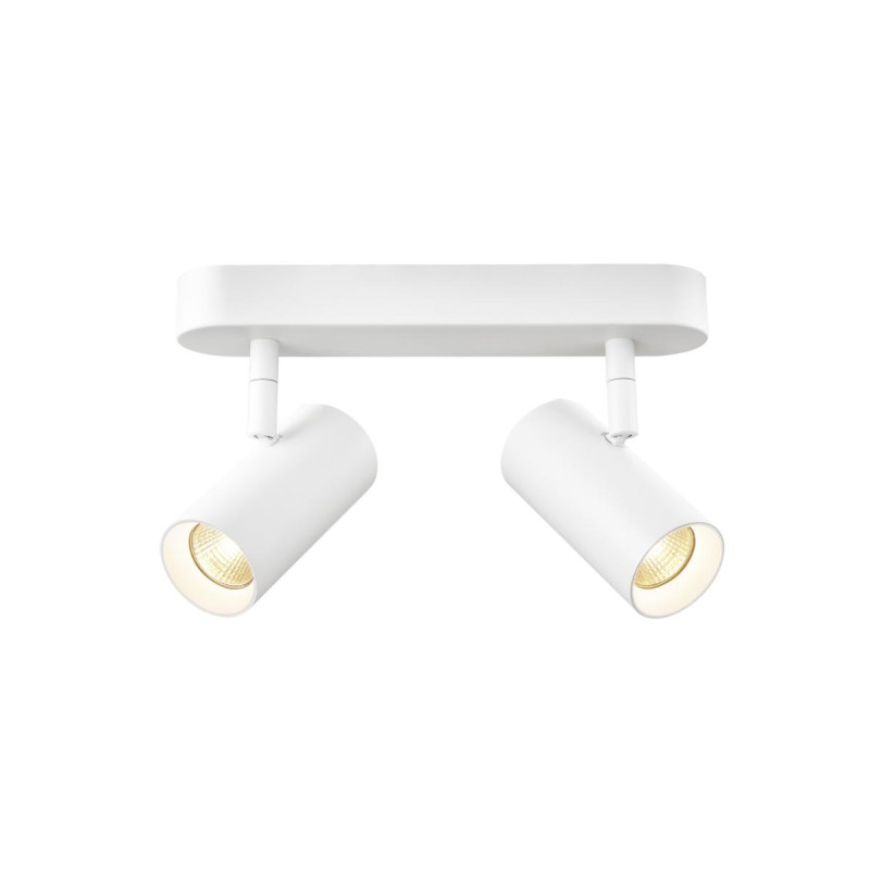 Applique et plafonnier NOBLO® double rond 2700 K 12W PHASE 32° blanc - SLV - 1008716