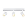 Applique et plafonnier NOBLO® triple rond 2700 K 19W PHASE 32° blanc - SLV - 1008717