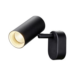 Applique et plafonnier NOBLO® simple rond 2700 K 6W PHASE 32° noir - SLV - 1008718