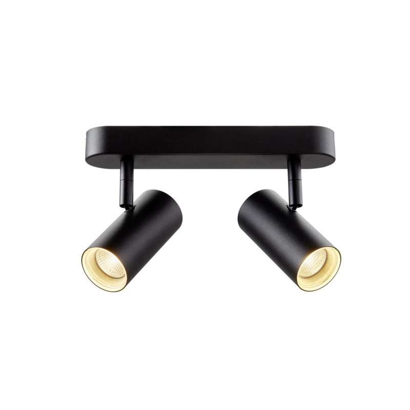 Applique et plafonnier NOBLO® double rond 2700 K 12W PHASE 32° noir - SLV - 1008719