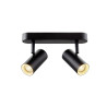 Applique et plafonnier NOBLO® double rond 2700 K 12W PHASE 32° noir - SLV - 1008719