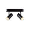 Applique et plafonnier NOBLO® double rond 2700 K 12W PHASE 32° noir - SLV - 1008719