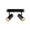 Applique et plafonnier NOBLO® double rond 2700 K 12W PHASE 32° noir - SLV - 1008719