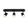 Applique et plafonnier NOBLO® triple rond 2700 K 19W PHASE 32° noir - SLV - 1008720
