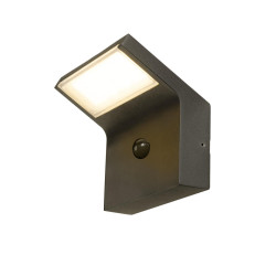 Extérieur ORDI II applique carré SENSOR IP54 2200/3000K noir bord de mer - SLV - 1008723