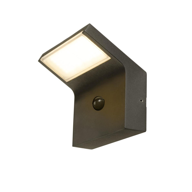 Extérieur ORDI II applique carré SENSOR IP54 2200/3000K noir bord de mer - SLV - 1008723