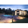 Borne ORDI II 70 carré 2200/3000&nbsp;K IP65 noir bord de mer - SLV - 1008726