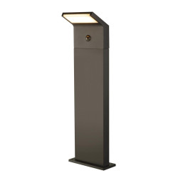 Borne ORDI II 70 SENSOR carré 2200/3000&nbsp;K IP65 noir bord de mer - SLV - 1008727