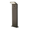 Borne ORDI II 70 SENSOR carré 2200/3000&nbsp;K IP65 noir bord de mer - SLV - 1008727