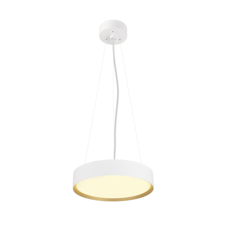 Plafonnier DECONA 30 intérieur PHASE rond 3000/4000K 17W blanc/or - SLV - 1008919