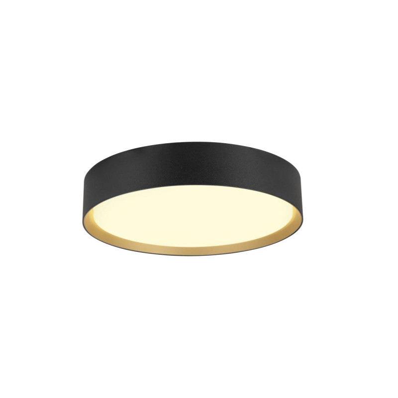 Plafonnier DECONA 30 intérieur PHASE rond 3000/4000K 17W noir/or - SLV - 1008920