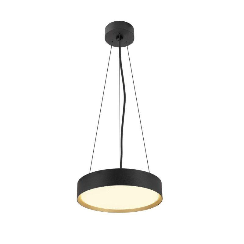 Plafonnier DECONA 30 intérieur PHASE rond 3000/4000K 17W noir/or - SLV - 1008920