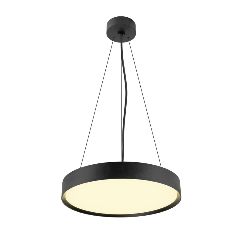 Plafonnier DECONA 42 intérieur PHASE rond 3000/4000K 23W noir - SLV - 1008922