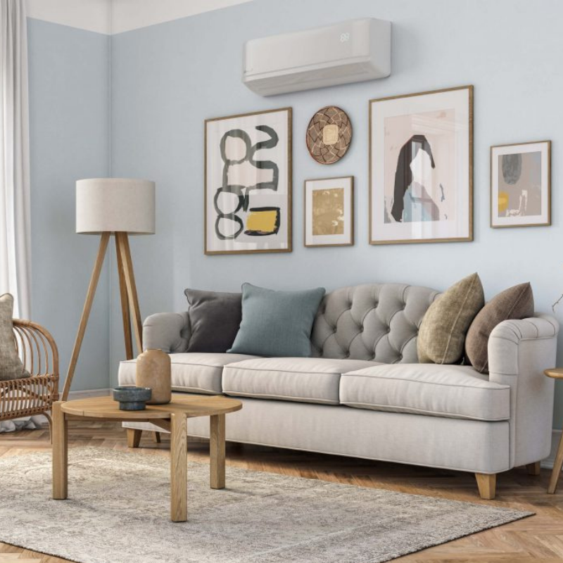 Climatiseur mural réversible unité intérieure blanc 2,6 kW WiFi intégré - HDMB HARMONIA - AIRWELL