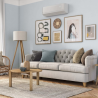 Climatiseur mural réversible unité intérieure blanc 2,6 kW WiFi intégré - HDMB HARMONIA - AIRWELL