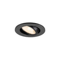 Spot encastré NEW TRIA® 45 intérieur simple rond LED 2700K 24° 4W noir - SLV - 1009003