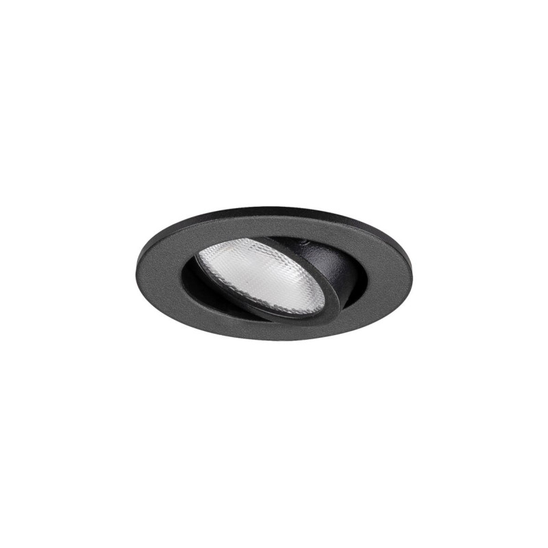 Spot encastré NEW TRIA® 45 intérieur simple rond LED 2700K 24° 4W noir - SLV - 1009003