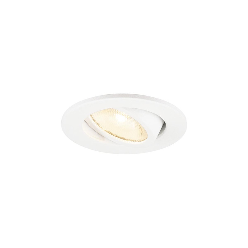 Spot encastré NEW TRIA® 45 intérieur simple rond LED 3000K 24° 4W blanc - SLV - 1009004