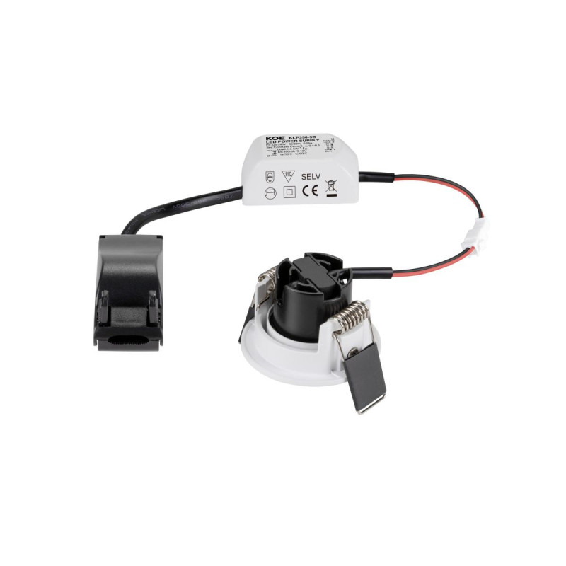 Spot encastré NEW TRIA® 45 intérieur simple rond LED 3000K 24° 4W blanc - SLV - 1009004