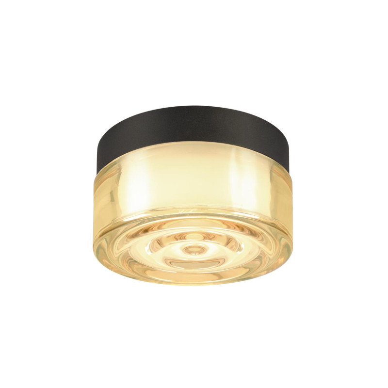 Applique et plafonnier CYFT WAVE 2700/3000/4000 K 65 W PHASE noir/orange - SLV - 1008941