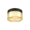 Applique et plafonnier CYFT WAVE 2700/3000/4000 K 65 W PHASE noir/orange - SLV - 1008941