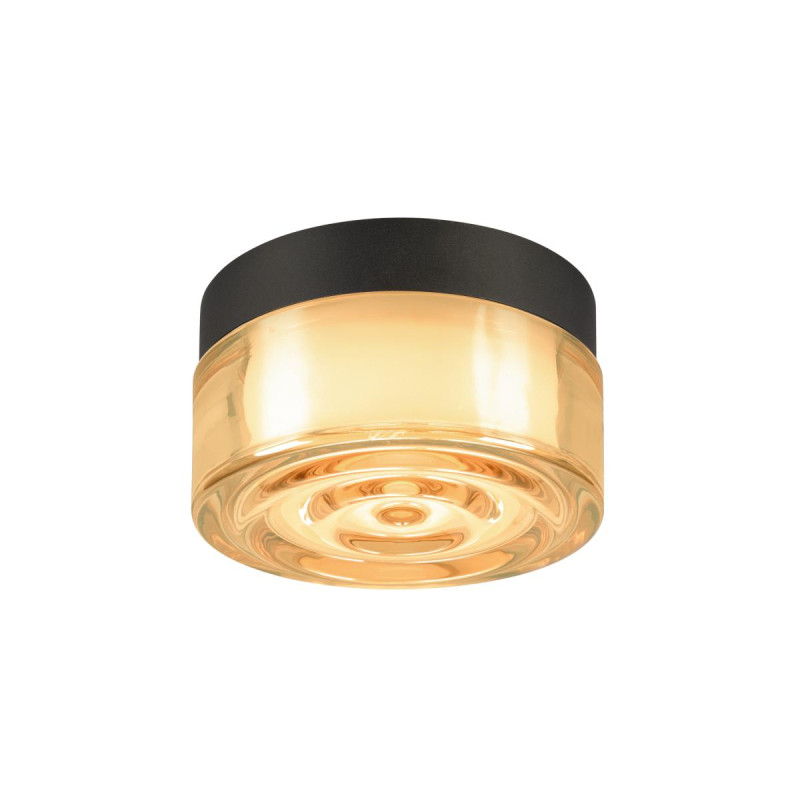 Applique et plafonnier CYFT WAVE 2700/3000/4000 K 65 W PHASE noir/orange - SLV - 1008941