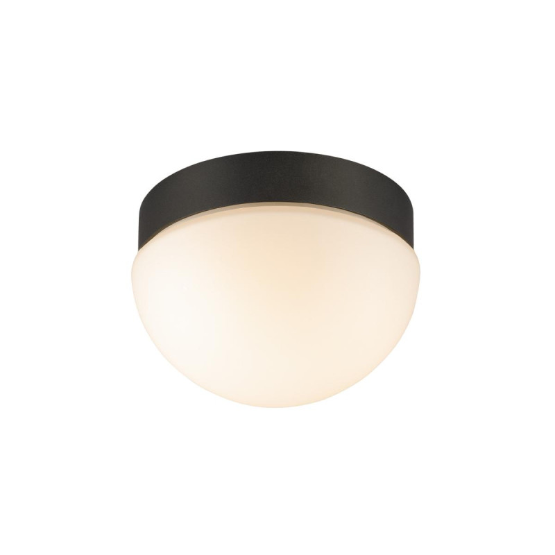 Plafonnier et applique en saillie CYFT DOME 27/3/4K 65 W PHASE noir/opale - SLV - 1008944