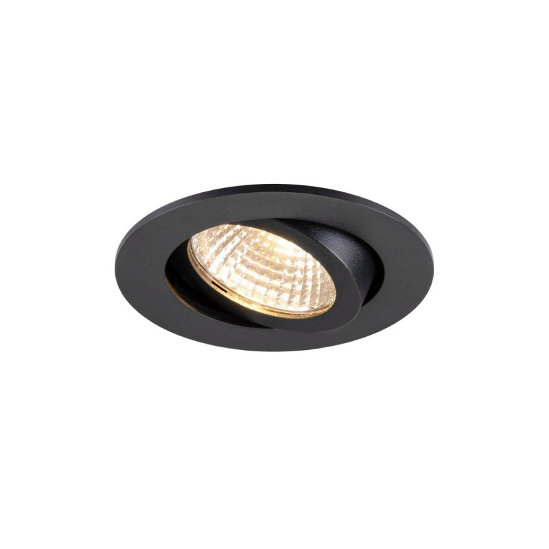 Encastré de plafond NEW TRIA® 68 PHASE AIRTIGHT rond 2700 K 75 W noir - SLV - 1009021