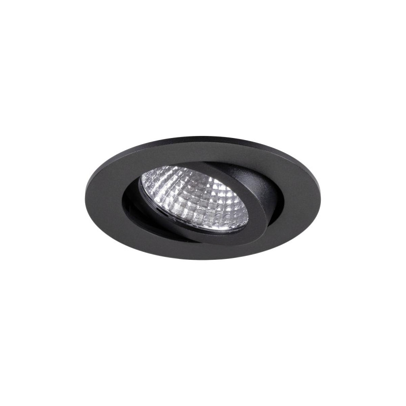 Encastré de plafond NEW TRIA® 68 PHASE AIRTIGHT rond 2700 K 75 W noir - SLV - 1009021