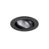 Encastré de plafond NEW TRIA® 68 PHASE AIRTIGHT rond 3000 K 75 W noir - SLV - 1009023