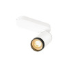 Plafonnier GRIP! L cylindrique 6W QPAR51 blanc/noir - SLV - 1009092