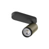 Plafonnier GRIP! L cylindrique 6W QPAR51 bronze/noir - SLV - 1009094