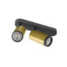 Plafonnier GRIP! L cylindrique double 6W QPAR51 or/noir - SLV - 1009099